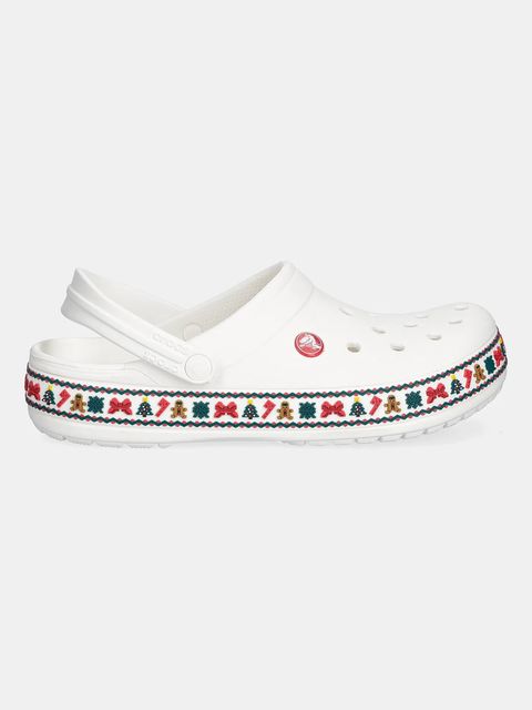 Crocs klapki Crocband Holiday Clog kolor biały 211921