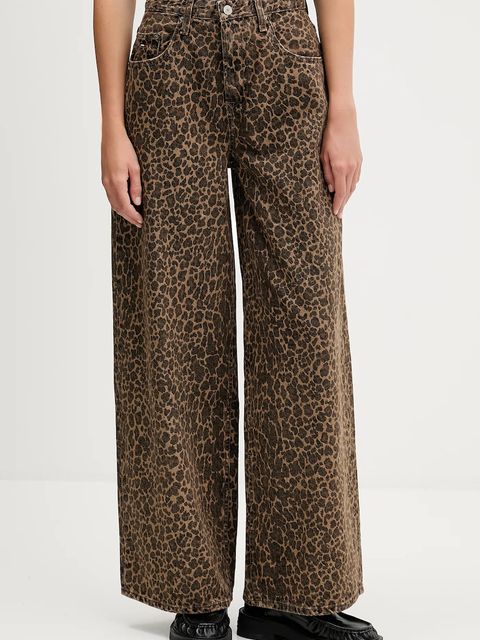 Tommy Jeans jeansy damskie kolor brązowy DW0DW21833 - zdjęcie produktu nr 1