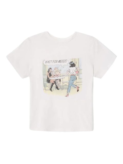 RE/DONE illustration-print T-shirt - White - zdjęcie produktu nr 1