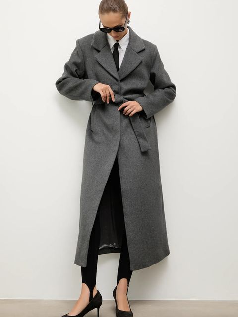 Answear.LAB szpilki zamszowe kolor brązowy - zdjęcie produktu nr 1