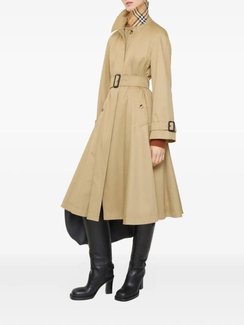 Burberry belted gabardine car coat - Neutrals - zdjęcie produktu nr 2