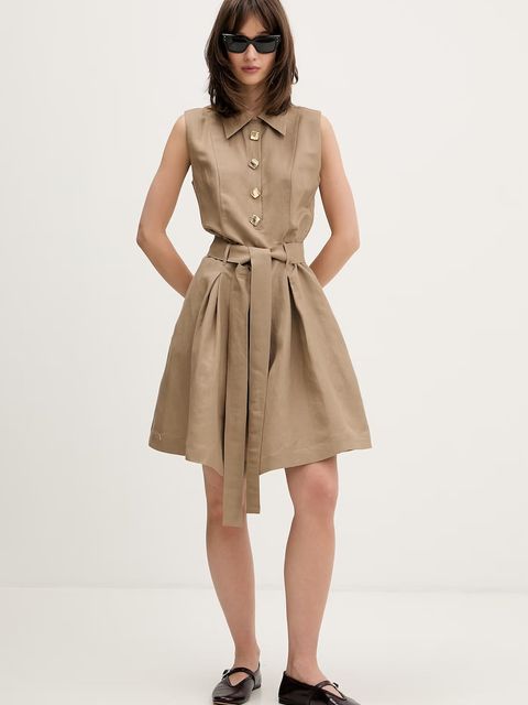 HUGO mała czarna lniana Kaleisi - zdjęcie produktu nr 1