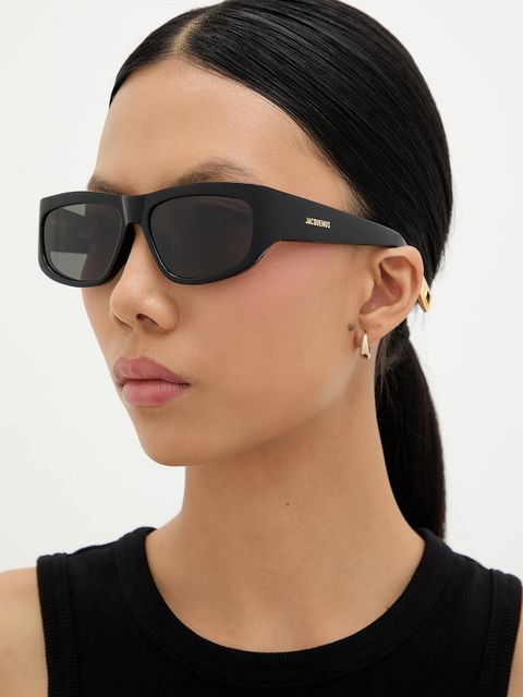 Jacquemus okulary przeciwsłoneczne PILOTA kolor czarny JAC2C1SUN