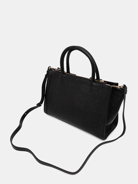 Geox torebka skórzana LEONORY kolor czarny D35KQA 00046