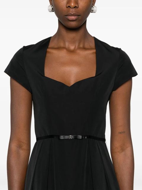 Givenchy 4G-bow taffeta mini dress - Black