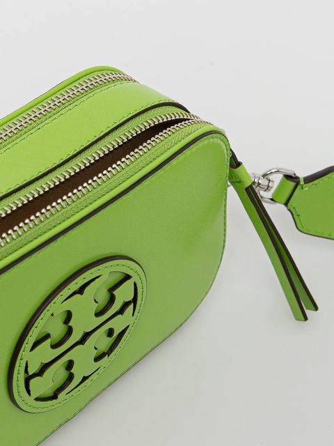 Tory Burch torebka skórzana Miller kolor zielony 169154-300