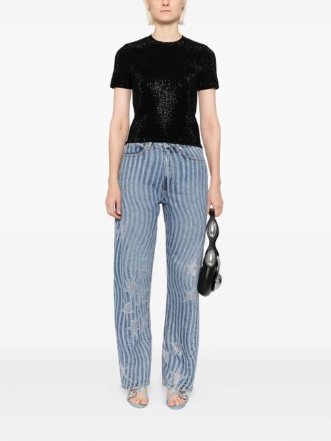 Alexander Wang star-embellished jeans - Blue - zdjęcie produktu nr 2