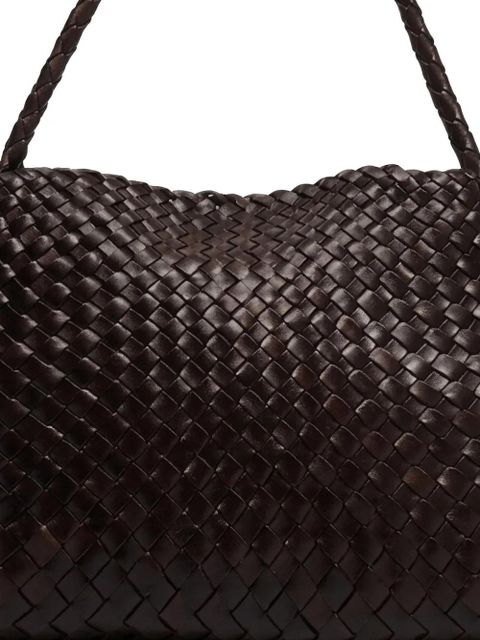 DRAGON DIFFUSION Santa Maria woven shoulder bag - Brown