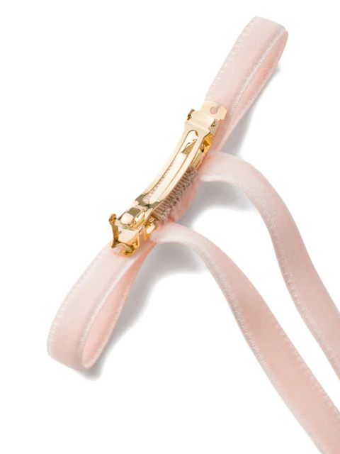 Prada Velvet hair clip - Pink - zdjęcie produktu nr 2