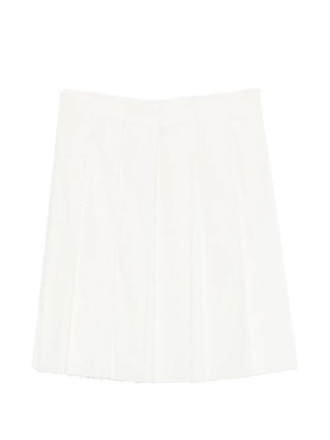 TOTEME beaded pleated mini skirt - White - zdjęcie produktu nr 1