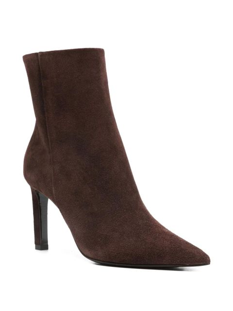 Jimmy Choo 90mm Franki suede boots - Brown