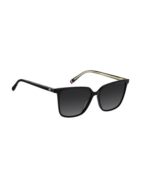 Tommy Hilfiger okulary przeciwsłoneczne damskie kolor czarny TH 2292/S