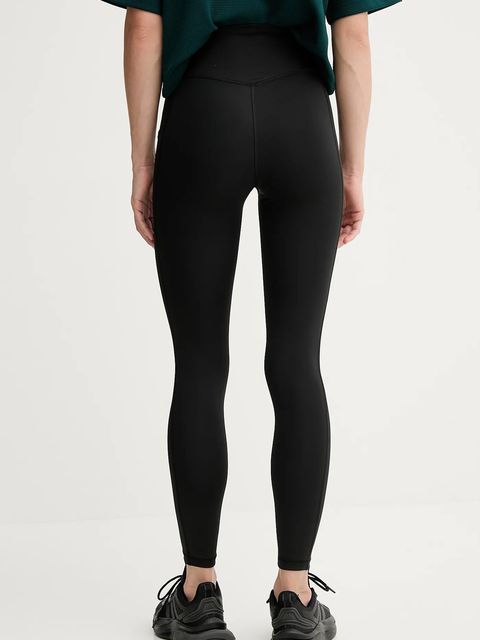 adidas Performance legginsy treningowe Optime damskie kolor czarny gładkie JM3067