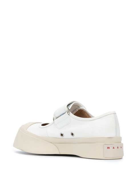 Marni leather Mary Jane sneakers - White - zdjęcie produktu nr 2