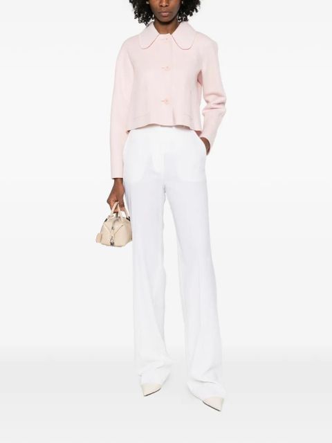 Max Mara collared patch-pocket jacket - Pink - zdjęcie produktu nr 2