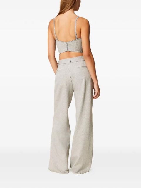 TWINSET belt-loops trousers - Grey