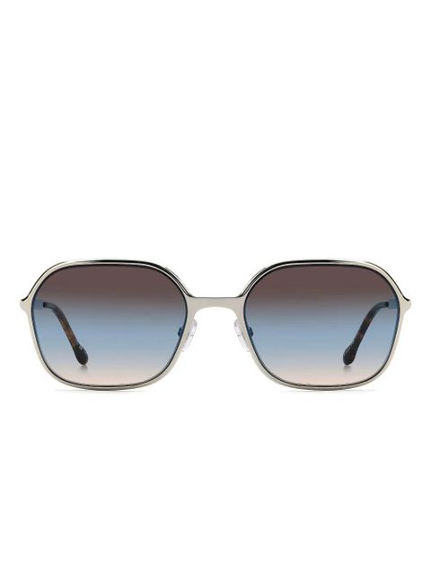 Isabel Marant Eyewear geometric-frame sunglasses - Blue - zdjęcie produktu nr 1