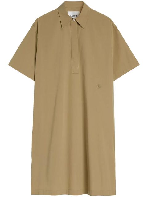 Jil Sander cotton shirt dress - Neutrals - zdjęcie produktu nr 1