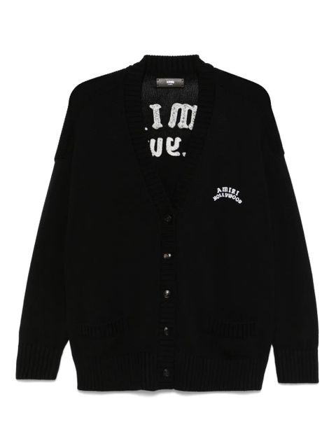 AMIRI cotton cardigan - Black - zdjęcie produktu nr 1