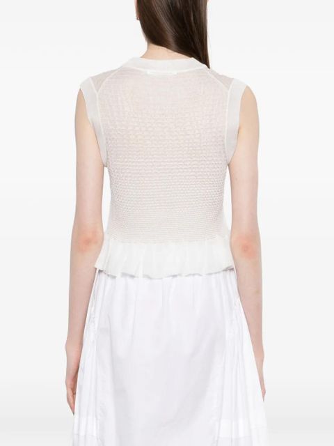 Cecilie Bahnsen Cbcelia vest - White