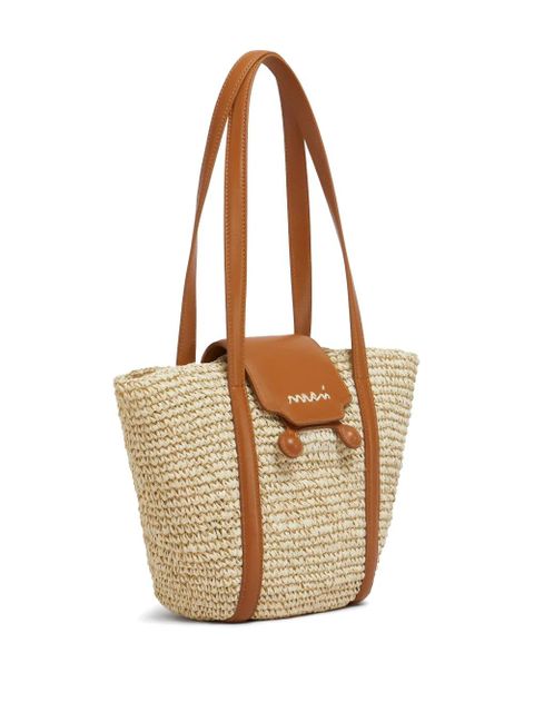 Marni Trunkaroo beach tote bag - Neutrals