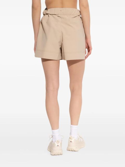 Moncler Grenoble logo-embroidered shorts - Neutrals