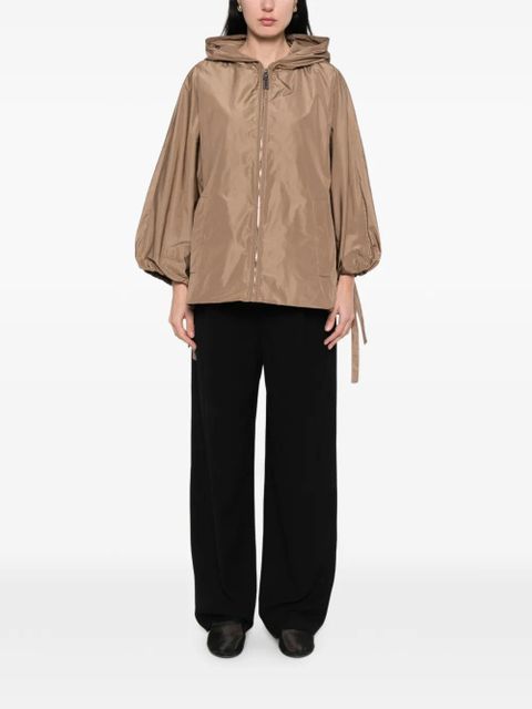 'S Max Mara drawstrings-hem coat - Neutrals