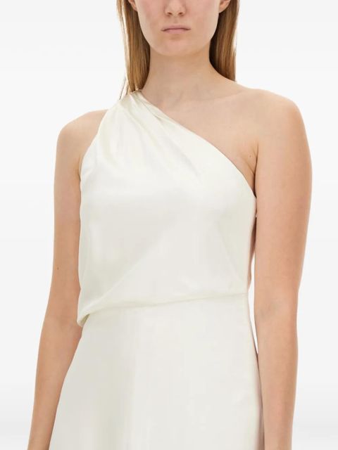 Max Mara Pamela one-shoulder gown - Neutrals