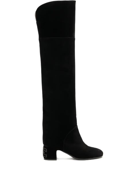 Casadei Muni Nomad 50MM over-the-knee boots - Black - zdjęcie produktu nr 1
