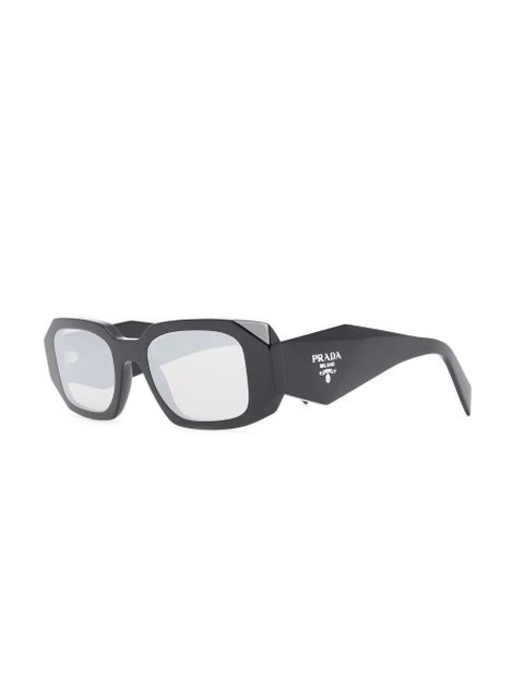 Prada Eyewear logo-arm detail sunglasses - Black - zdjęcie produktu nr 2