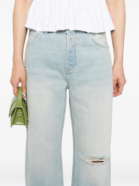 Free People Deep Trance Dropped Boyfriend Jeans - Blue