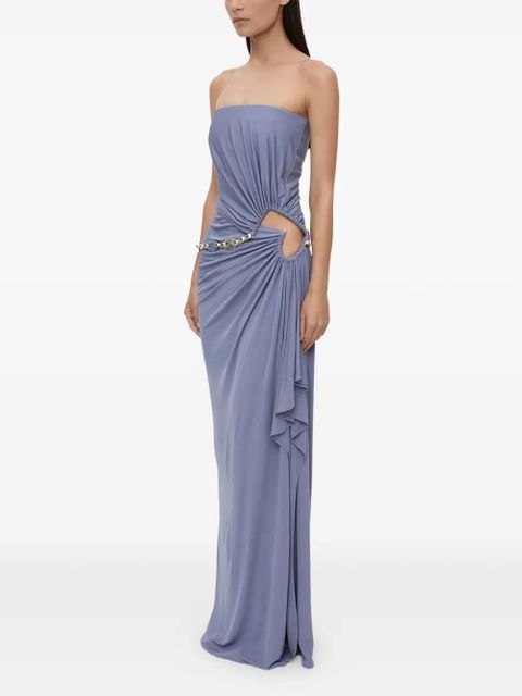 Christopher Esber Crystal strapless gown - Blue - zdjęcie produktu nr 2