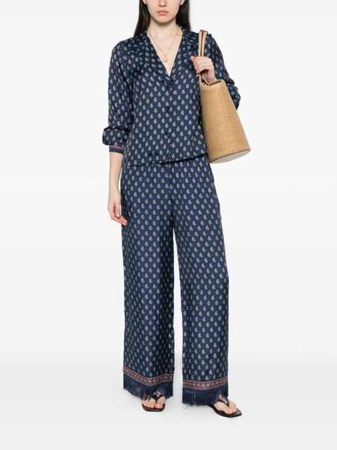 DÔEN Elene paisley shirt - Blue - zdjęcie produktu nr 2