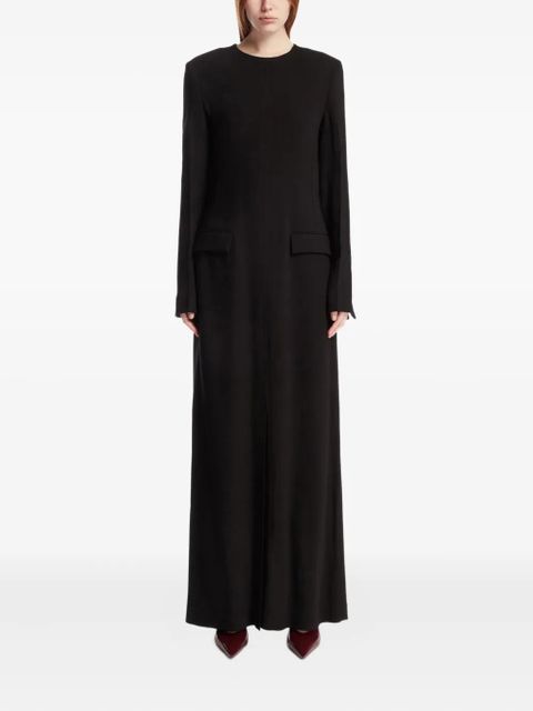 TOTEME long-sleeve maxi dress - Black - zdjęcie produktu nr 1