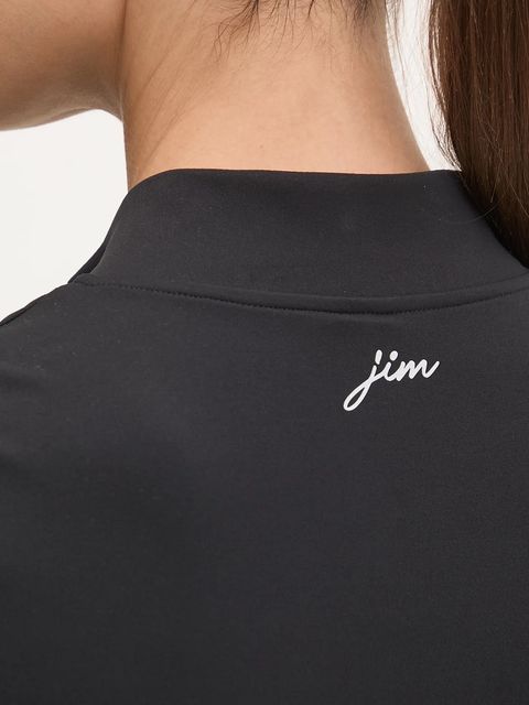 JOYINME longsleeve do jogi Motion kolor czarny z półgolfem Motion