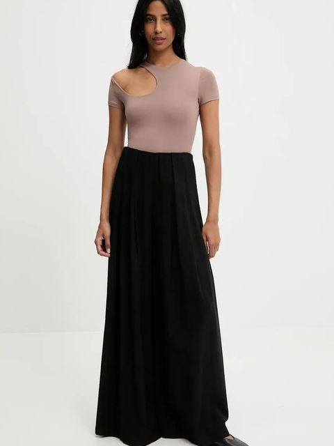 Answear.LAB spodnie damskie kolor czarny szerokie high waist - zdjęcie produktu nr 2