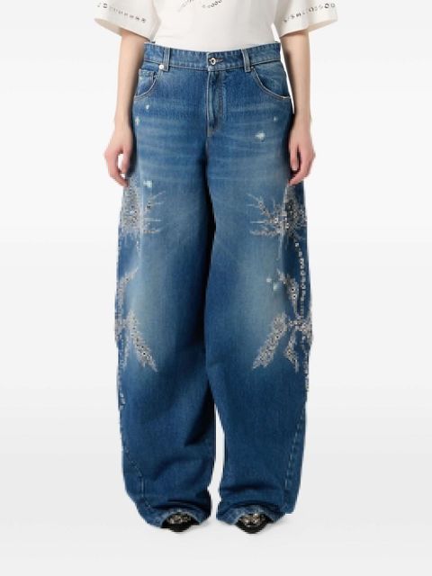 Blumarine embellished jeans - Blue - zdjęcie produktu nr 2