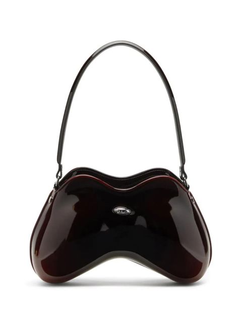 Diesel Double D rigid shoulder bag - Brown - zdjęcie produktu nr 1