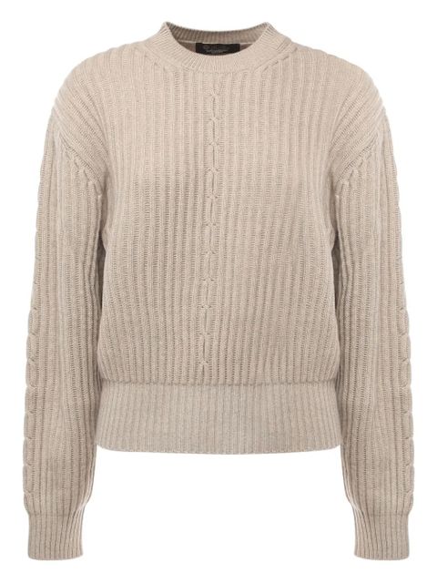 Loro Piana cable-knit cashmere sweater - Neutrals - zdjęcie produktu nr 1