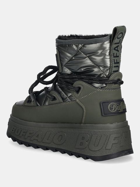 Buffalo śniegowce Eliza Snow Boot kolor zielony 1270144-KHA - zdjęcie produktu nr 2