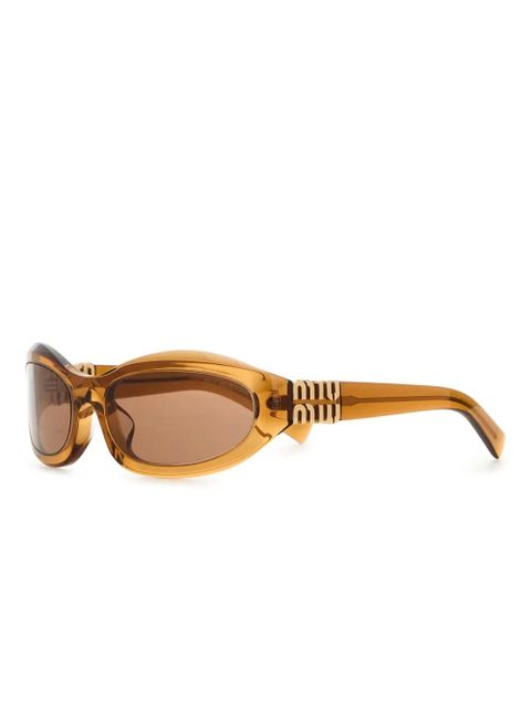 Miu Miu Eyewear Glimpse sunglasses - Yellow - zdjęcie produktu nr 2