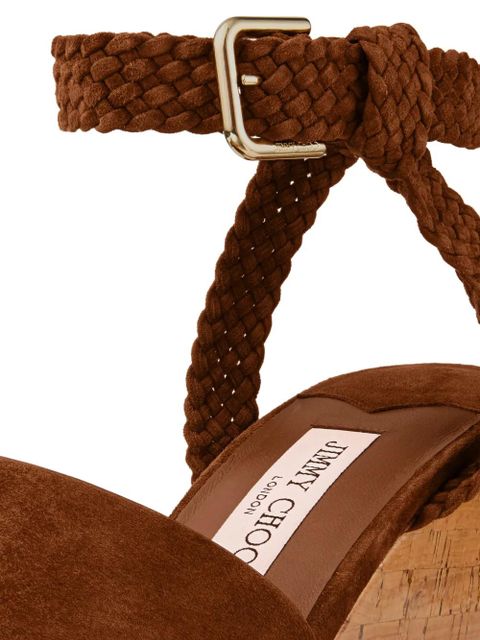 Jimmy Choo Jori braided-strap sandals - Brown