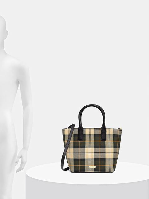 Barbour torebka kolor żółty LBA0506