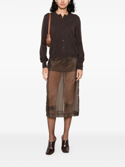 Ferragamo button-down cardigan - Brown