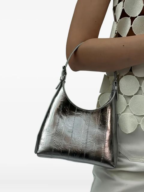 BY FAR Baby Camryn top-zip shoulder bag - Silver - zdjęcie produktu nr 2