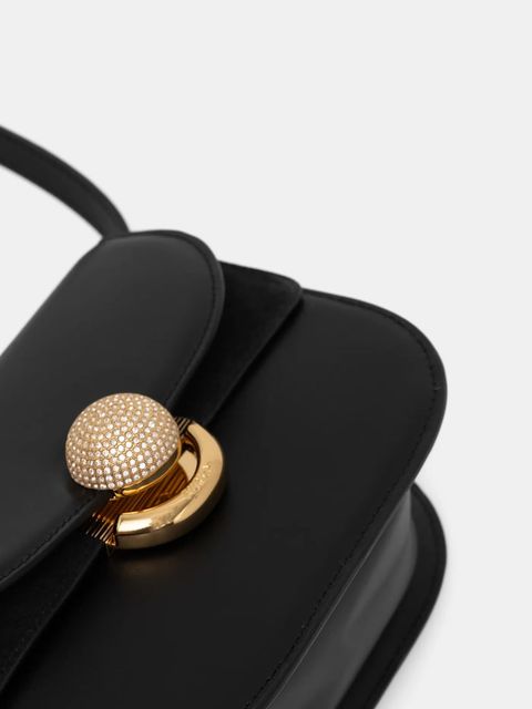 Furla torebka skórzana kolor czarny WB01737.BX0428.O6000