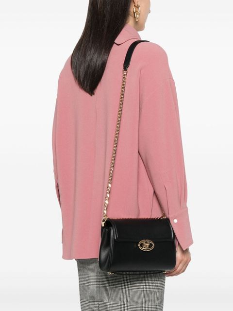 Valentino Garavani VLogo Signature-plaque shoulder bag - Black - zdjęcie produktu nr 2