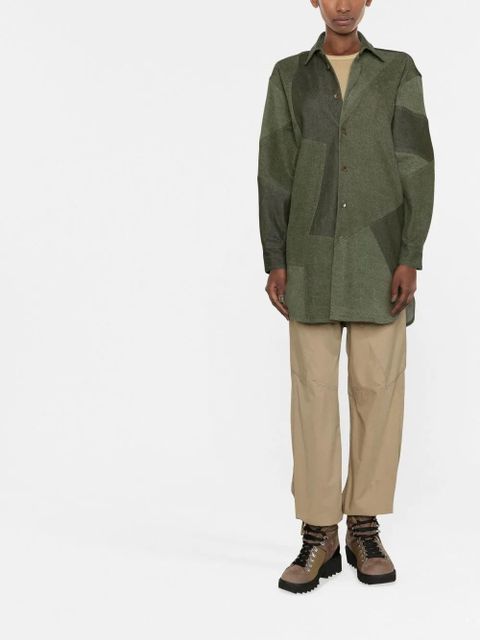 ETRO long-sleeved panelled shirt - Green - zdjęcie produktu nr 2