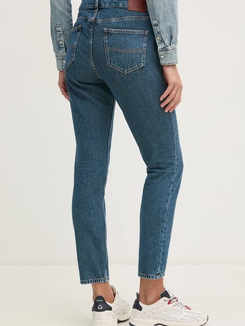 Pepe Jeans jeansy TAPERED JEANS HW VIOLET