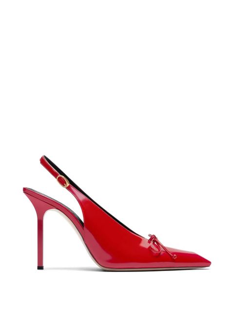 Jacquemus Cubisto slingback pumps - Red - zdjęcie produktu nr 1